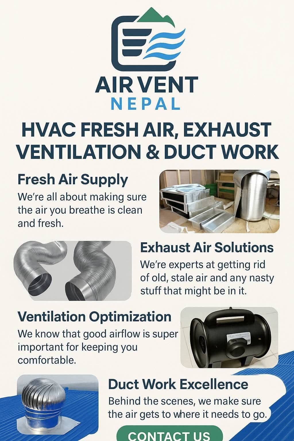 Fresh Air Handling Unit (AHU) Nepal
