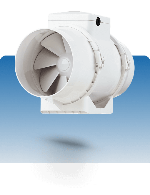 Rectangular Inline Duct Fan installation